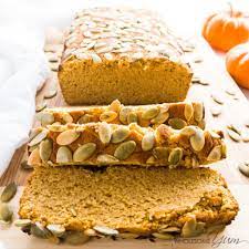 Sugar Free Pumpkin Bread Low Carb Paleo This Ultra Moist Pumpkin Bread Is Suga Low Carb Pumpkin Bread Recipe Keto Dessert Recipes Low Carb Pumpkin Recipes