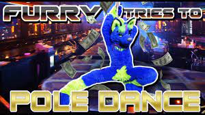 FURRY TRIES TO POLE DANCE! - YouTube