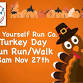 PYRC Turkey Day Fun Run/Walk event in Holly Springs, NC