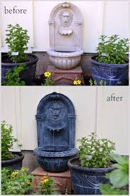 2 day free shipping on 1000s of products! Diy Aged Fountain How To Age Faux Stone An Oregon Cottage Diy Fountain Water Fountains Outdoor Diy Water Fountain