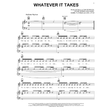 Klaviernoten kostenlos ausdrucken charts : Whatever It Takes Imagine Dragons Notenbuch De