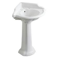 corner pedestal sink p72002