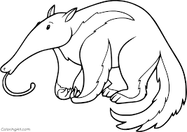 Looking at this creature, you might suspect that it is from another galaxy. Simple Anteater Coloring Page Coloringall