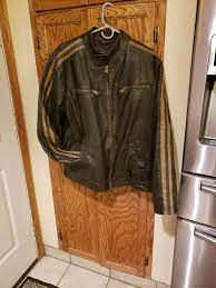 Arizona Jean Company Leather Moto Jacket Mens Size Large Fashion Clothing Shoes Accessories M Black Leather Jacket Men Denim Shirt Men Leather Moto Jacket
