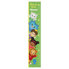 Daniel Tigers Neighborhood Easy Move Canvas Growth Chart