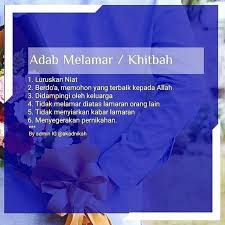 Terkait Poin 4 Sebelum Kita Datang Melamar Pastikan Dulu Status Gadis Yang Akan Kita Lamar Sedang Dalam Status Tunangan Atau Tidak Tunangan Orang Perkawinan