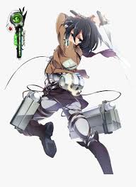 Mikasa Ackerman Png, Transparent Png - kindpng