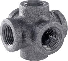 Steel pipe comes in 21' threaded pipe joints. Stz Industries 1 2 Fip Decor Black Iron Pipe Double Outlet 6 Way Industrial Cross At Menards