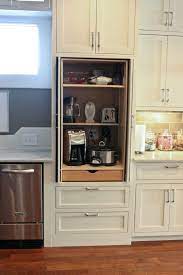 I M Absolutely In Love With This Kitchen Remodel Esp The Custom Cabinet For Appliances Kitchen Remodel Small Kitchen Remodel Home