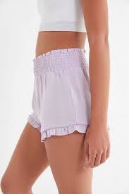 Slide View 2 Out From Under Satin Ruffle Short Fashion Simple Outfits Beachy Outfits