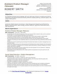 assistant product manager resume