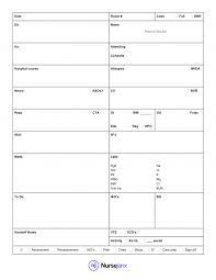 This report sheet is designed specifically for critical care nurses but it would work in any nursing setting. Best Free Sbar Brain Nursing Report Sheets Templates Nursejanx