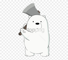 Maybe you would like to learn more about one of these? Free Png Download Ice Bear Holding An Axe Clipart Png We Bare Bears Ice Bear With Axe Transparent Png 4413223 Pikpng