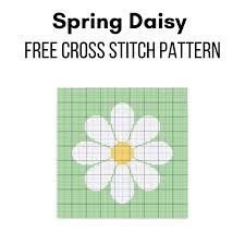 Browse by theme and level to find the design of your dreams! Keeping It Real Spring Daisy Free Cross Stitch Pattern