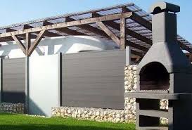 Wpc Zaun Wpc Sichtschutz Gabionen Kaiser In 2020 Wpc Zaun Pergola Schatten Zaun