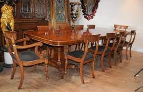 Walnut Regency Dining Table Chairs Set Suite Regency Dining Table Dining Table Dining Table Chairs