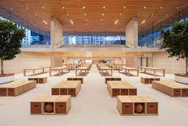 It remained shuttered for nearly three months. Gallery Of Apple S First Town Square Retail Concept Opens In Chicago 12 Apple Store Design Apple Store Store Design