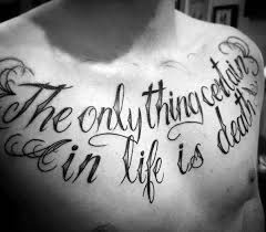 In relation to a person, the anchor represents a loved one that grounds and protects you. Men S Life Quote Tattoos Novocom Top