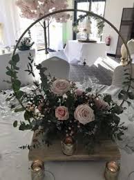 hoop centre piece ideal for diy brides florists and venue dressers made with recycled reclaimed wood floral hoops centre pieces diy brides