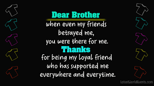 Thank you messages for colleagues appreciation note wishesmsg. Thank You Brother Quotes Thank You Message For Brother Latest World Events