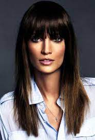 4 Bangs Hairstyles Major Hair Trend Alert For 2015 Fashion Tag Blog Long Hair With Bangs Hair Styles Natural Hair Wigs