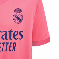 When real madrid players step foot on the opposition's pitch, they carry a reminder of home on their backs. Jersey Adidas Kids Real Madrid Away Jersey 2020 2021 Spring Pink Football Store Futbol Emotion