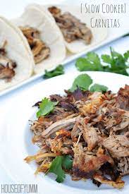 Slow Cooker Pork Carnitas Recipe Slow Cooker Carnitas Slow Cooker Pork Mexican Food Recipes