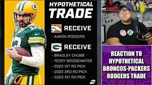 Aaron rodgers' fantasy stock would remain relatively similar if he were to be traded to the broncos. Nfl Trade Rumors Reaction To Hypothetical Broncos Packers Aaron Rodgers Trade Youtube