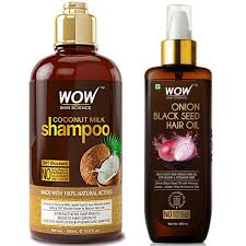 19 list list price $12.60 $ 12. Wow Coconut Milk Shampoo 500ml Onion Black Seed Hair Oil 100ml Walmart Com Walmart Com