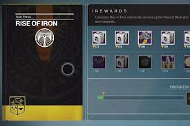 Check spelling or type a new query. Destiny Rise Of Iron Record Book Rewards And How To Complete A Life Exotic Hard As Iron And Other Milestones Eurogamer Net