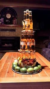 21st Birthday Ideas For Guys From Parents Beer Cake With Limes Instead Of A Usual One Beer Can Cakes Cake In A Can Birthday Beer Cake