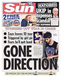 1dupdates On Twitter Sun Newspaper 1d Tour Hopeless