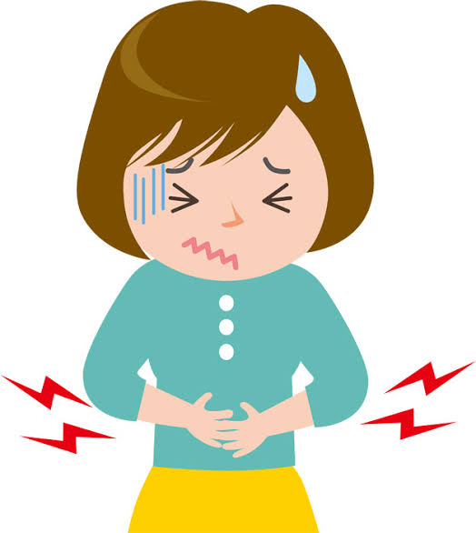 フリーイラスト] 食あたりでお腹が痛い女性 | パブリックドメインQ：著作権フリー画像素材集
