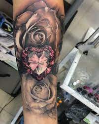 Love This Pink Rose Tattoos Rose Tattoo Sleeve Red Rose Tattoo
