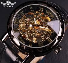 Besides good quality brands, you'll also find plenty of discounts when you shop for luxury watch men during big sales. Winner Retro Classic Golden Dial Special Full Black Case Bezel Men Watch Top Brand Luxury Designer Mechanical Watch Montre Homme Homme Designer Homme Montrehomme Luxury Aliexpress