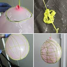 Cara membuat lampu hias kamar gantung berbentuk lampion pun selesai. Cara Membuat Lampion Benang