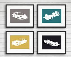 Check out our boys car room decor selection for the very best in unique or custom, handmade pieces from our signs shops. Race Car Decor Etsy
