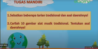 Kumpulan alat musik tradisional beserta gambar, asal, dan cara memainkannya. Soal Dan Jawaban Sbo Tv Sd Kelas 4 Kamis 18 Februari 2021 Sebutkan Tarian Alat Musik Tradisional Halaman 2 Surya