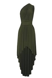 Olive Green Bridesmaid Dress Infinity High Low Gown Multi Way Plus Size Dress Teal Bridesmaid Dresses High Low Bridesmaid Dresses Infinity Dress Bridesmaid
