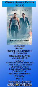 White house down very similar to olympus has fallen by antoine fuqua and starring gerard butler, morgan freeman and aaron eckhart in the role of the president of the usa, we have this movie by one of the main colossus into blockbuster productions director roland emmerich. The White House Cinema Junky