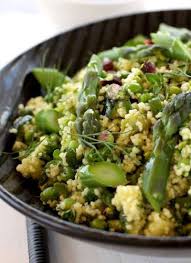 Heat the oil in a deep nonstick skillet. Easy Vegetable Recipe Couscous With Asparagus Peas Zucchini Eatwell101