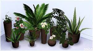 Simply Styling Plant Set By Suza Sims 3 Downloads Cc Caboodle Plants Sims Sims 3