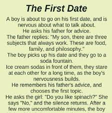 After all, who doesn't love a corny joke? The First Date First Date Funny Funny Dating Quotes Dating Humor