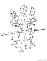 Download and print these avatar free coloring pages for free. Avatar The Last Airbender Coloring Pages Tv Film Main Characters Printable 2020 00334 Coloring4free Coloring4free Com