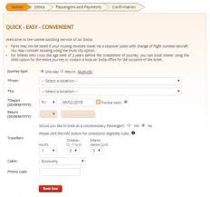 Air India Air Line Transportation Book Flight Tickets