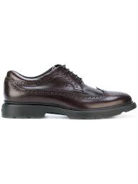hogan h304 new route derby shoes in burgundy modesens