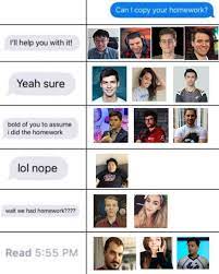 Laura On Twitter Can I Copy Your Homework Meme Hearthstone Streamer Edition Https T Co Wjp7hojjio Twitter