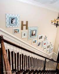 A white stairway with a pop of color. 50 Staircase Wall Decorating Ideas Staircase Wall Staircase House Design