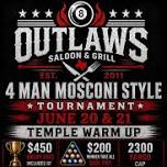 4 Man Mosconi Style Tournament