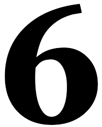 It is a composite number and the smallest perfect number. Number 6 Png